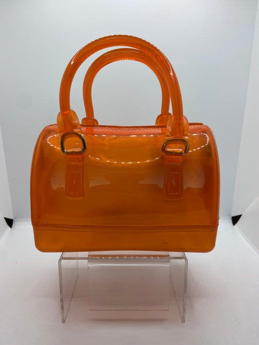 Orange C-Thru Purse